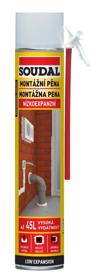 12x Soudal alacsonytágulású szerelőhab 750 ml