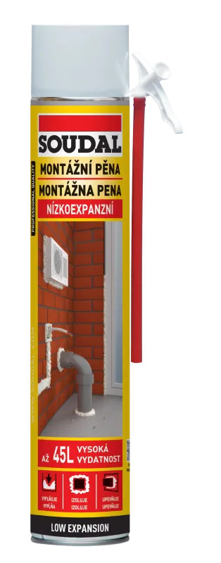 Soudal alacsonytágulású szerelőhab 750 ml