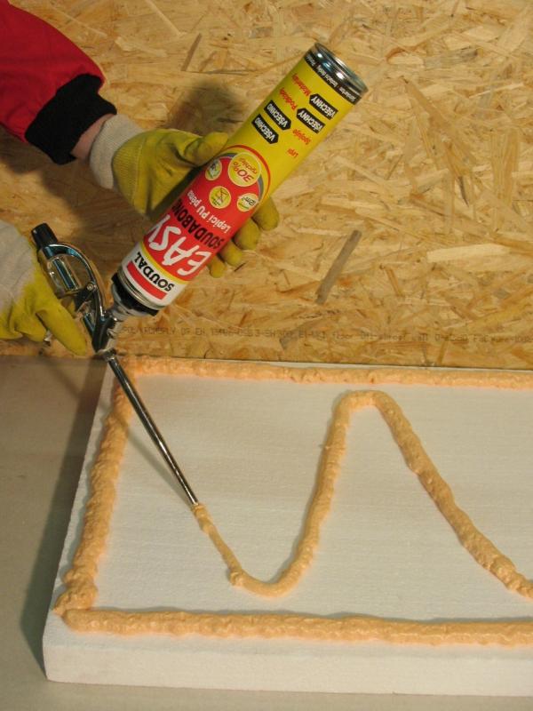 Soudal Soudabond EASY pisztolyos - Ragasztó PU hab 750ml 1