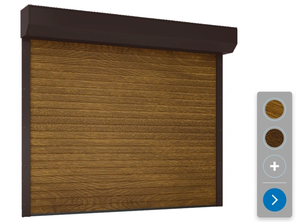 ETILA ROLLO rolós garázskapu | fa utánzatú színek