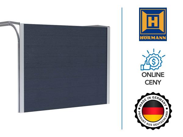 HÖRMANN RenoMatic garázskapu | L préselt minta | sötétszürke WG - DB703