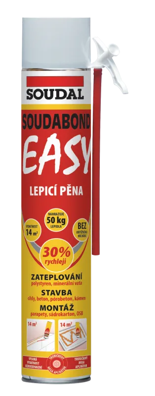 Soudal Soudabond EASY - PU ragasztóhab csöves kivitelben 750ml