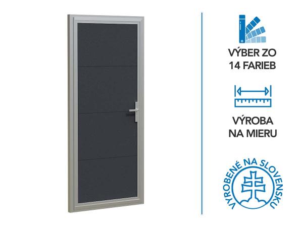 Mellékbejárati ajtó ETILA G-DOOR | sima panel | hagyományos színek