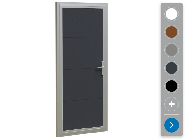 Mellékbejárati ajtó ETILA G-DOOR | sima panel | hagyományos színek