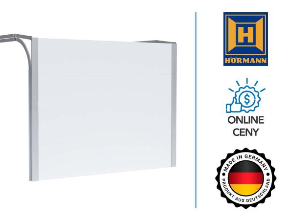 HÖRMANN RenoMatic garázskapu | L préselt minta | fehér matt - RAL 9016DM