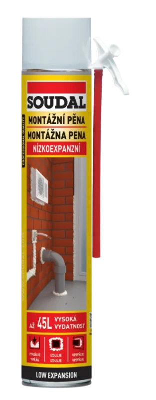 12x Soudal alacsonytágulású szerelőhab 750 ml