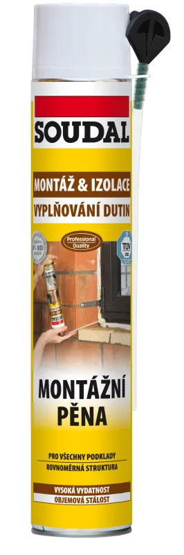 12x Soudal alacsonytágulású szerelőhab 750 ml