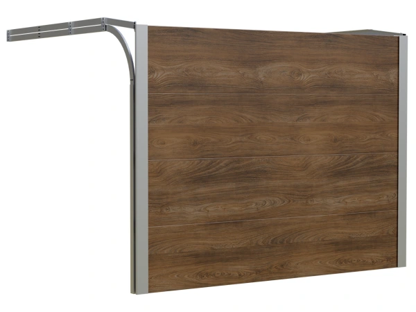 ETILA SILENT szabványos szekcionált garázskapu | dió