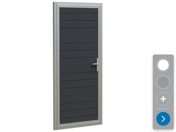 Mellékbejárati ajtó ETILA G-DOOR | csíkozott panel | hagyományos színek