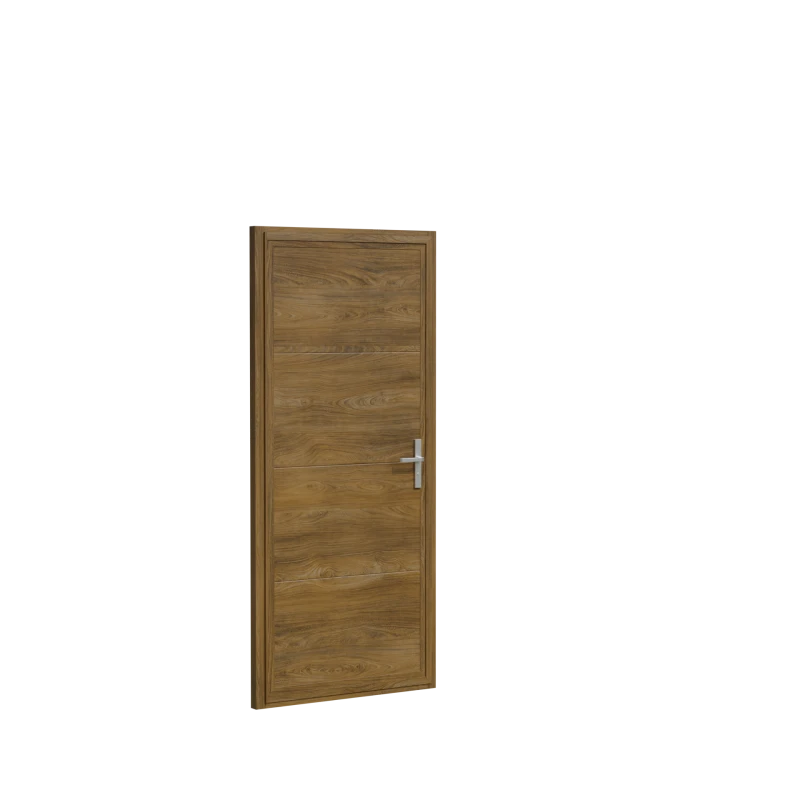 Mellékbejárati ajtó ETILA G-DOOR | sima panel | fa utánzat