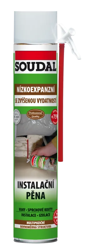 Soudal alacsonytágulású szerelőhab