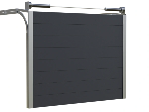 ETILA SILENT szekcionált garázskapu | csíkos panel | hagyományos színek