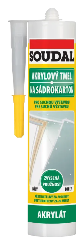 SOUDAL Akril tömítő gipszkartonhoz, 280 ml