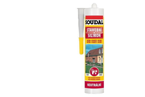 SOUDAL Építőipari szilikon transzparens, 300 ml