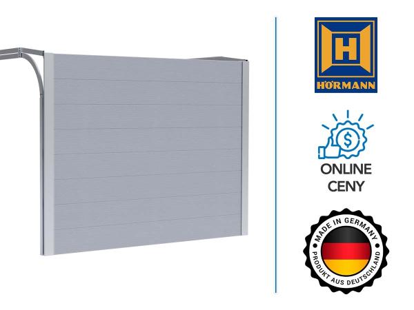 HÖRMANN RenoMatic garázskapu | M préselt minta | ezüst WG - RAL 9006